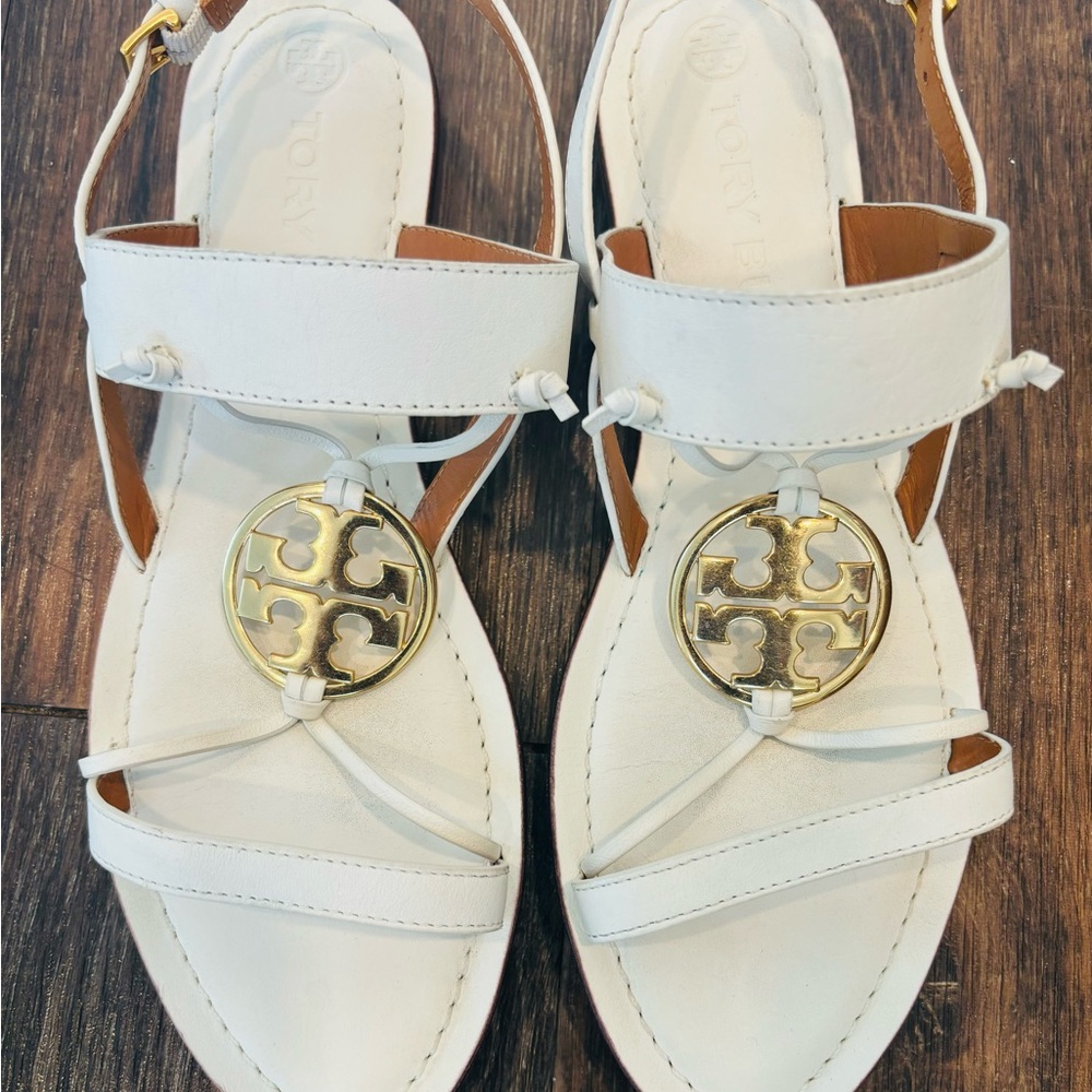 Tory Burch Miller Two Band Sandal Bleached